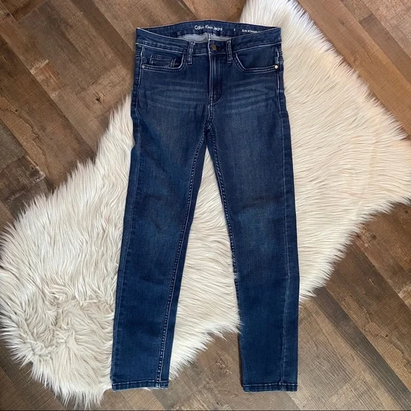 Calvin Klein Dark Wash Slim Boyfriend Jeans - Picture 12 of 12